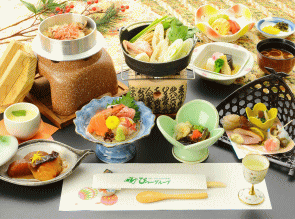 豪華な夕食