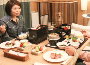 豪華な夕食