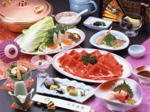 郷土色豊かな和風ステーキ膳