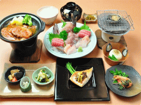 豪華な夕食