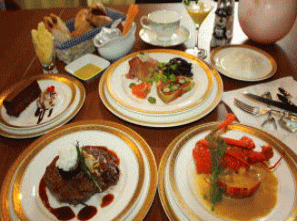 新鮮な海の幸山の恵をふんだんに使った洋食