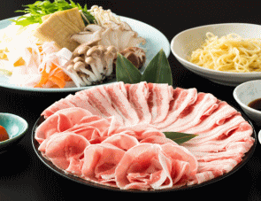 豚しゃぶ・牛しゃぶ、牛すき焼きなどの鍋料理