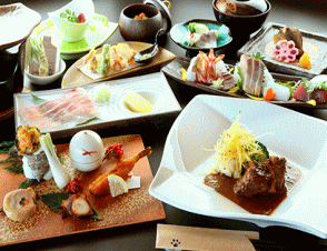 伊豆下田産金目鯛を中心とした会席料理