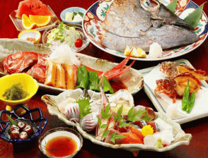 遠州灘の新鮮な魚介類を使った磯料理