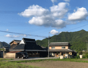 宿の外観